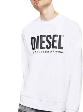 Sweat Diesel Division Branco para Homem