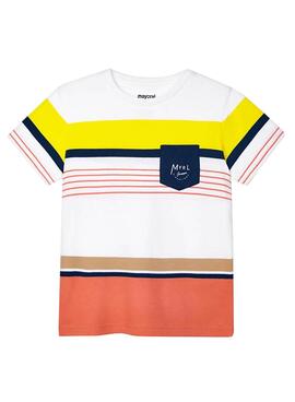 T-Shirt Mayoral Listras Multicolor para Menino