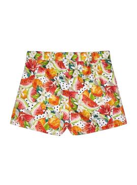 Short Mayoral Persimon Print Orange Menina