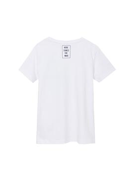T-Shirt Mayoral Windsurf Branco para Menino