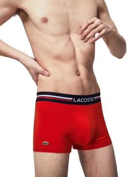 Cuecas Lacoste Boxer Tricolor para Homem