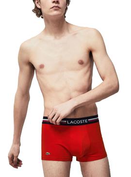 Cuecas Lacoste Boxer Tricolor para Homem