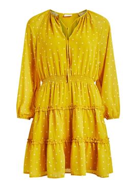 Vestido Vila Vidotties Amarelo para Mulher