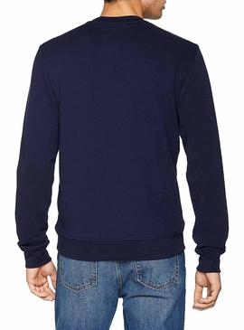 Sweat Lacoste SH6382 Azul Marinho Homem