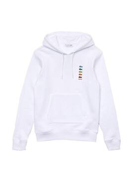 Sweat Lacoste Polaroid Branco para Homem