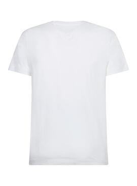 T-Shirt Tommy Hilfiger Corp Split Branco Homem