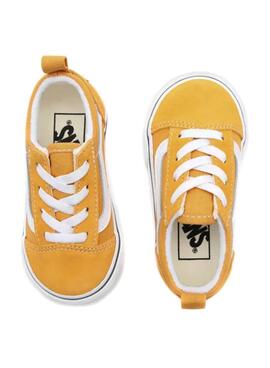 Sapatilhas Vans Old Skool Amarelo Menino e Menina