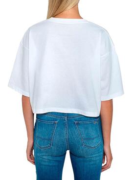 T-Shirt Pepe Jeans Miriam Branco para Mulher