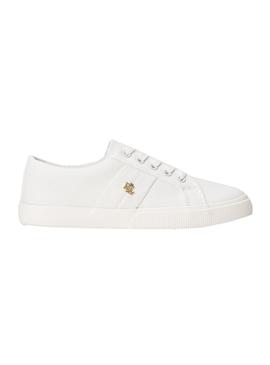 Sapatilhas Polo Ralph Lauren Janson Branco Mulher