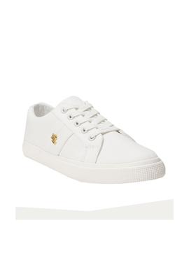 Sapatilhas Polo Ralph Lauren Janson Branco Mulher