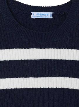 Camisola Mayoral Canal Azul Marinho para Menina