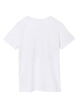 T-Shirt Mayoral Live Aloha Branco para Menina