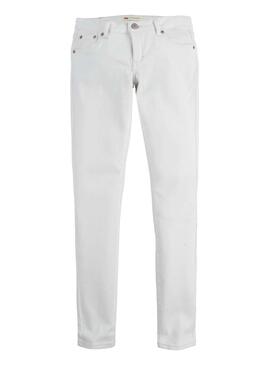 Jeans Levis 710 Skinny Branco para Menina