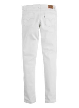 Jeans Levis 710 Skinny Branco para Menina
