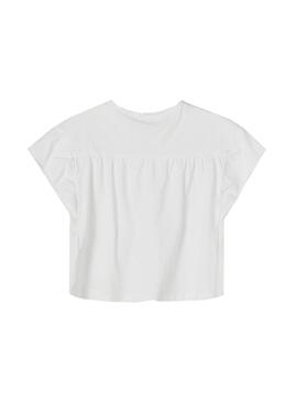 T-Shirt Name It Dagil Branco para Menina
