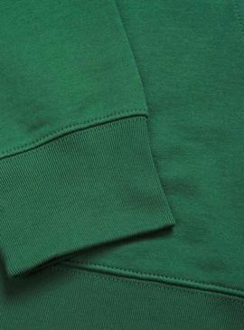Sweat Carhartt College com capuz Verde homem