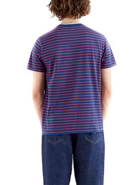 T-Shirt Levis Original Housemarked Listras Homem