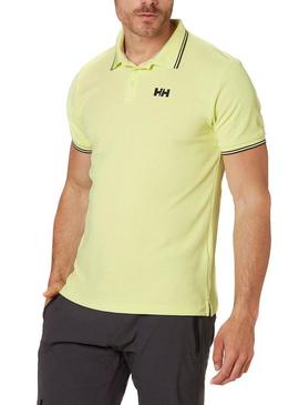 Polo Helly Hansen Kos Verde Claro para Homem