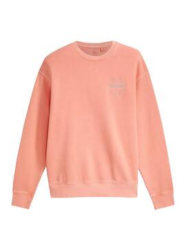 Sweat Levis Relaxed Graphic Rosa para Homem