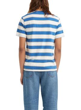 T-Shirt Levis Original Housemarked Azul claro Homem
