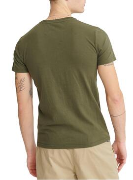 T-Shirt Superdry Halftone Verde para Homem
