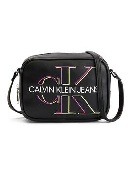 Bolsa Calvin Klein Camera Bag Glow  Preto Mulher