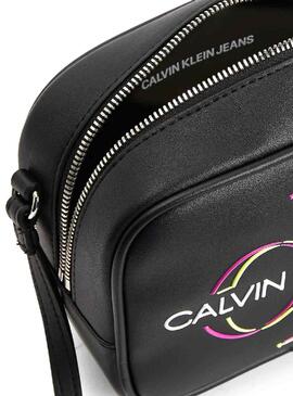 Bolsa Calvin Klein Camera Bag Glow  Preto Mulher