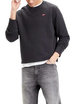 Sweat Levis New Original Crew Preto para Homem