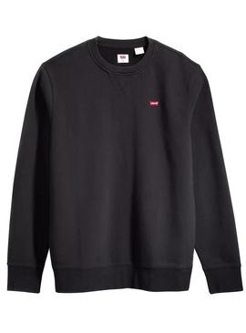 Sweat Levis New Original Crew Preto para Homem