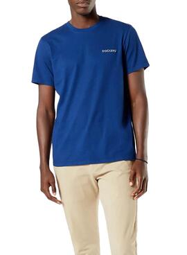 T-Shirt Dockers Alpha Graphic Azul para Homem