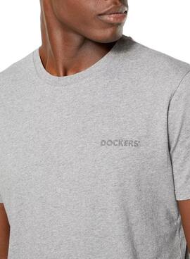 T-Shirt Dockers Alpha Graphic Cinza para Homem