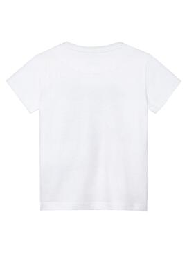 T-Shirt Mayoral Weekend Vibes Branco para Menino