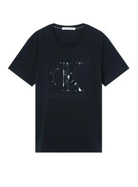 T-Shirt Calvin Klein Waterbase Preto para Homem