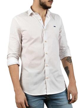 Camisa Klout Slim Micro Branco para Homem