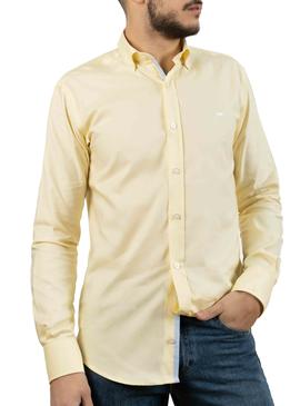 Camisa Klout Panama Amarelo para Homem