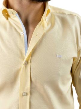 Camisa Klout Panama Amarelo para Homem