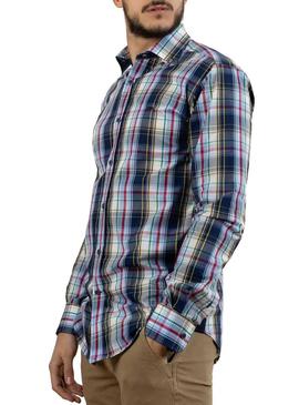 Camisa Klout Luar Azul Marinho para Homem