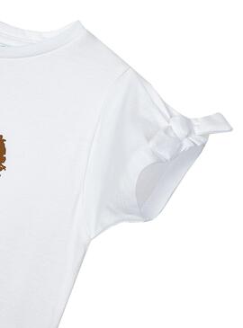 T-Shirt Mayoral Graphic Ecofriends Branco Menina