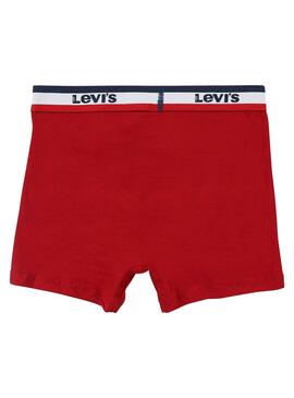 Cuecas Levis Sportswear Logo Vermelho para Menino