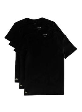 T-Shirts Lacoste 3 Pack Preto para Homem