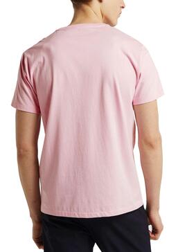 T-Shirt Polo Ralph Lauren Custom Fit Rosa Homem