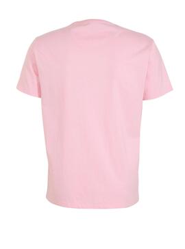 T-Shirt Polo Ralph Lauren Custom Fit Rosa Homem