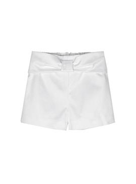 Short Mayoral Ecofriends Ottoman Branco para Menina