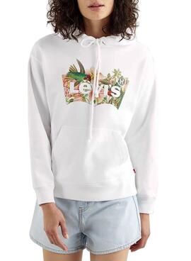 Sweat Levis Graphic Standard Tropical Mulher