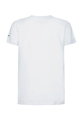 T-Shirt Pepe Jeans Emanuel Branco para Menino