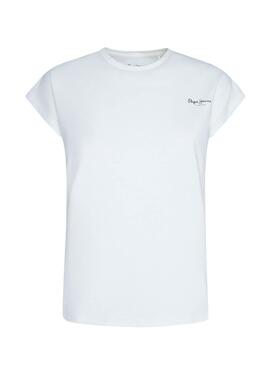 T-Shirt Pepe Jeans Bloom Branco para Mulher