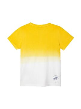 T-Shirt Mayoral Dip Dye Amarelo Menino
