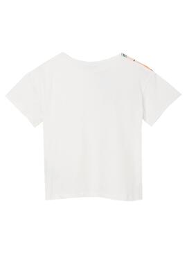 T-Shirt Mayoral Nudo Branco para Menina