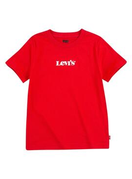 T-Shirt Levis Graphic Tee Vermelho para Menino
