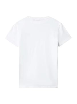 T-Shirt Napapijri Salis Branco para Menino